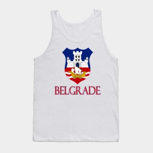 Belgrade, Serbia  - Coat of Arms Design Tank Top